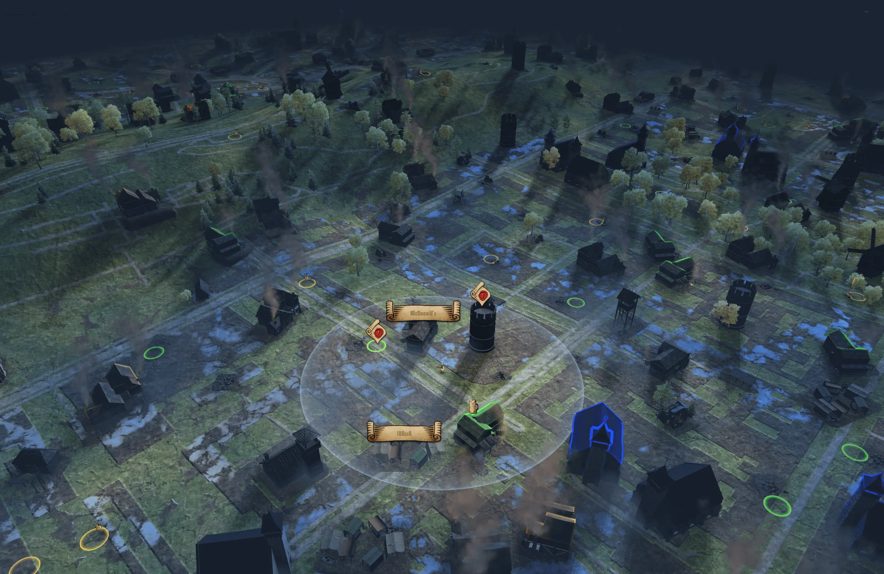 The game world takes place on the real-world map — how you move around medieval Bohemia using GPS, and what you find there.
