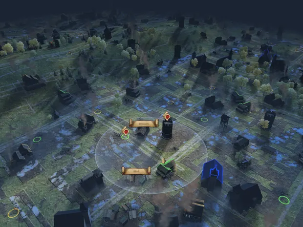 The game world takes place on the real-world map — how you move around medieval Bohemia using GPS, and what you find there.